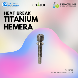 Original E3D Hemera Titanium Heatbreak Upgrade dari UK